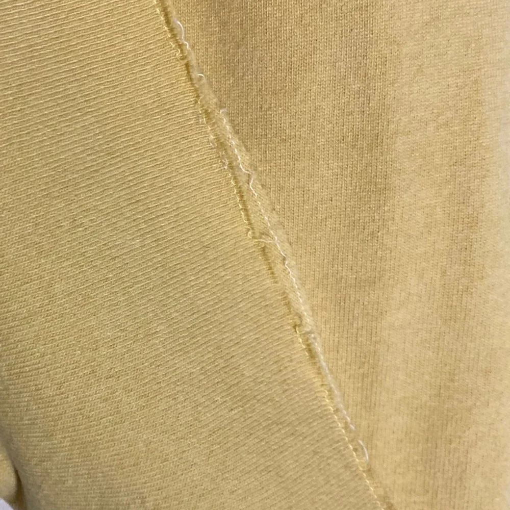 🛵 Vtg Union Made Butter Yellow Wool Knit Sweater Skirt M